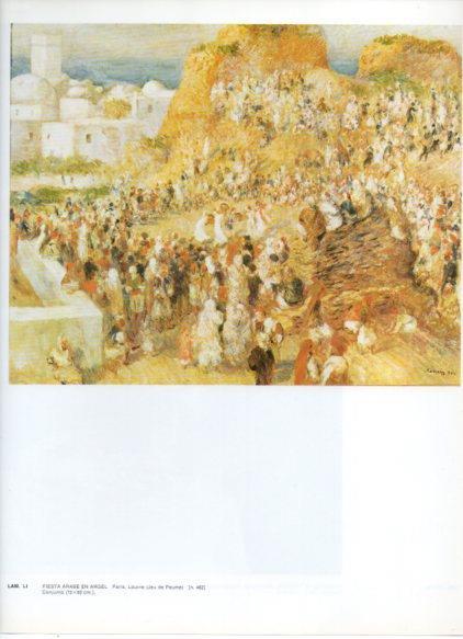 LAMINA V43249: Fiesta arabe en Argel por Renoir
