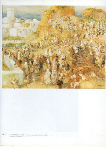 LAMINA V43249: Fiesta arabe en Argel por Renoir