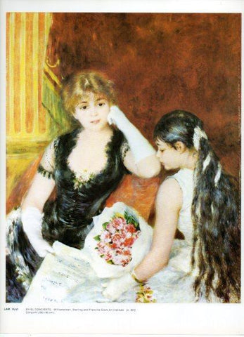 LAMINA V43246: En el concierto por Renoir