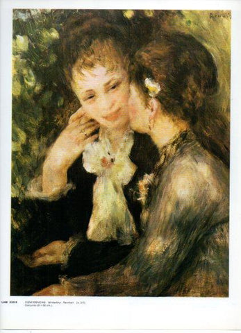 LAMINA V43243: Confidencias por Renoir