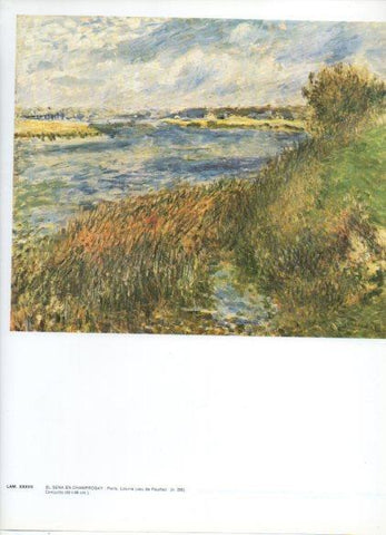 LAMINA V43242: El Sena en Champrosay por Renoir