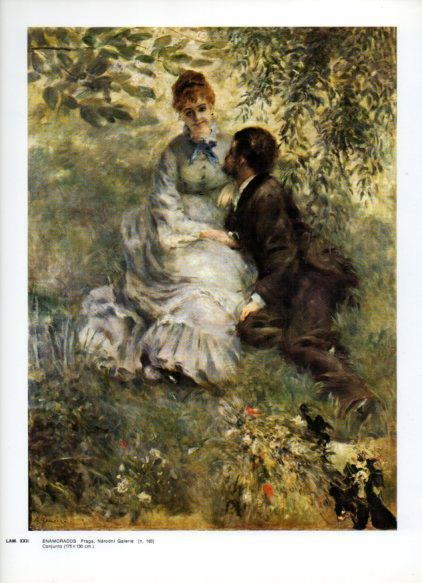 LAMINA V43234: Enamorados por Renoir