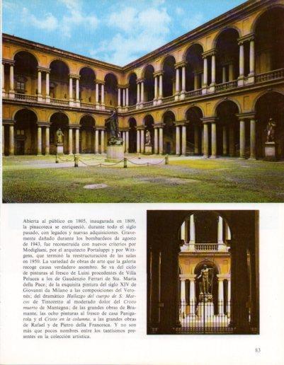 LAMINA V43202: Milan. Pinacoteca de Brera