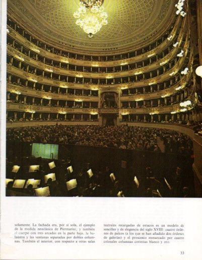 LAMINA V43177: Interior de la Scala de Milan