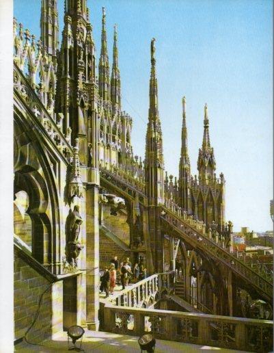LAMINA V43174: Cimborrio y terrazas del Duomo de Milan