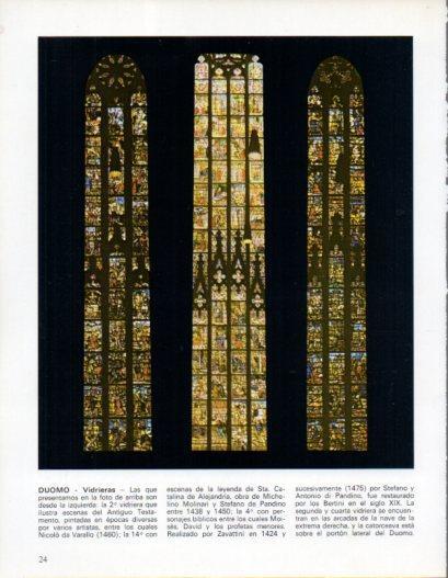 LAMINA V43172: Vidrieras del Duomo de Milan