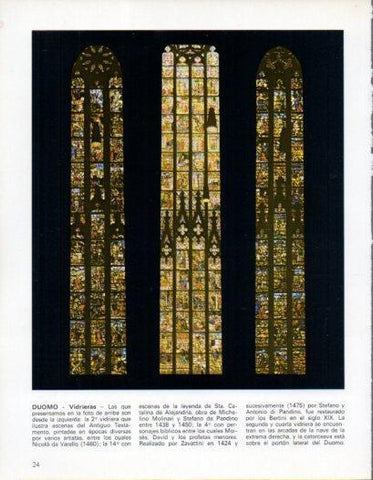 LAMINA V43172: Vidrieras del Duomo de Milan