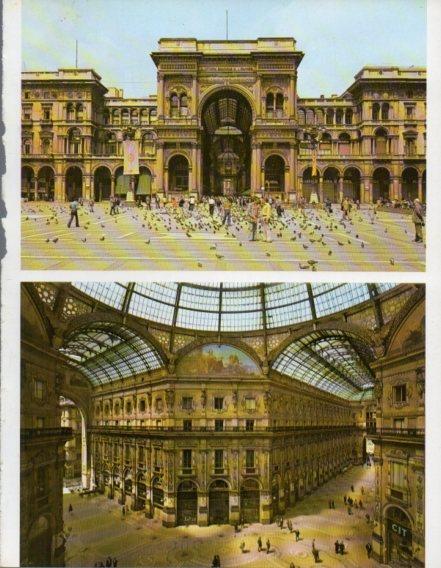 LAMINA V43169: Milan. Interior Galleria Vittorio Emanuele II 