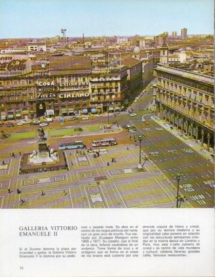 LAMINA V43168: Milan. Galleria Vittorio Emanuele II vista general
