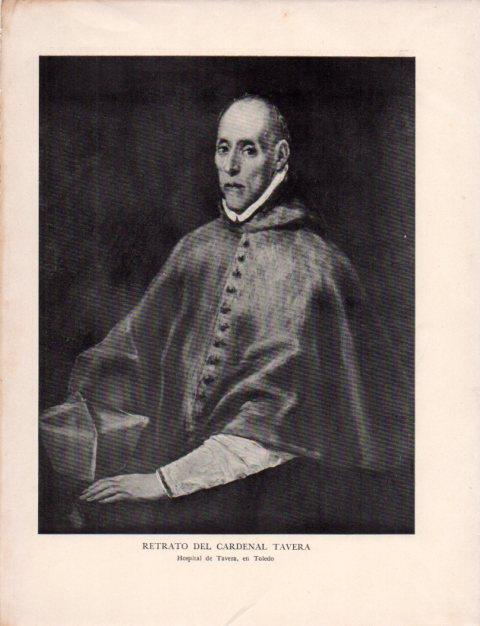 LAMINA V43162: El Greco. Cardenal Tavera