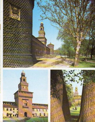 LAMINA V43194: Milan. Castillo Sforzesco vistas varias