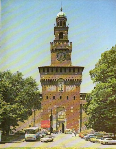 LAMINA V43193: Milan. Torre del Castillo Sforzesco