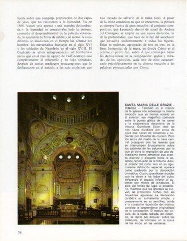 LAMINA V43189: Milan. Iglesia Santa Maria delle Grazie interior