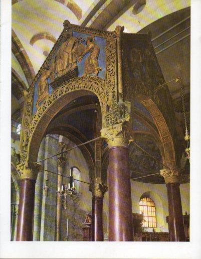 LAMINA V43186: Cimborio Basilica Sant'Anbrogio en Milan.  