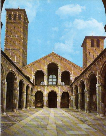LAMINA V43185: Basilica Sant'Ambrogio en Milan