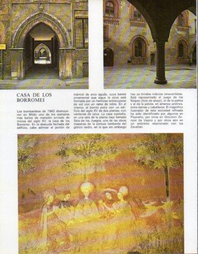 LAMINA V43182: Milan. Casade los Borromei