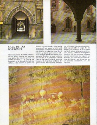 LAMINA V43182: Milan. Casade los Borromei