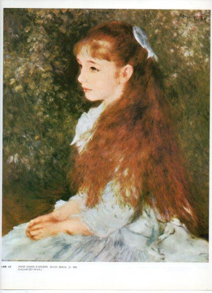 LAMINA V43251: Irene Cahen d'Anvers por Renoir