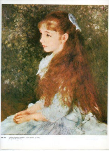 LAMINA V43251: Irene Cahen d'Anvers por Renoir