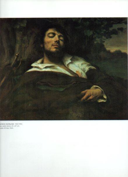 LAMINA V43320: Hombre moribundo por Courbet