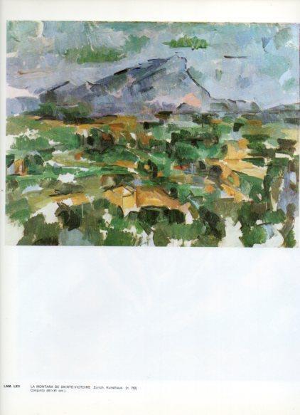 LAMINA V43318: La montaña de Sainte-Victoire por Cezanne