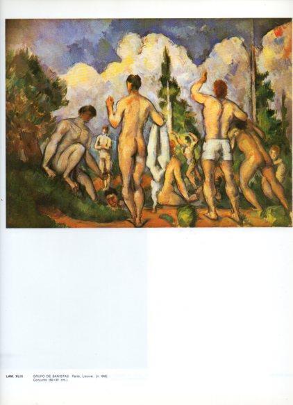 LAMINA V43309: Grupo de bañistas por Cezanne