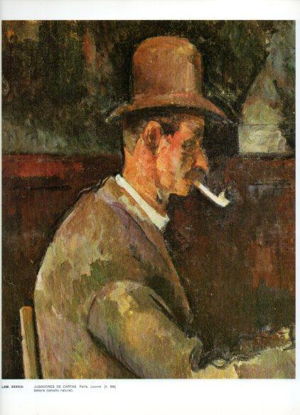 LAMINA V43306: Jugadores de cartas por Cezanne detalle