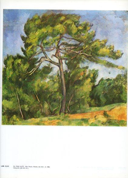 LAMINA V43311: El pino alto por Cezanne