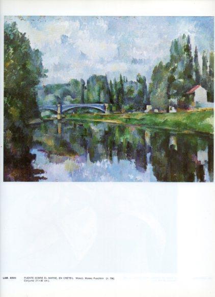 LAMINA V43301: Puente sobre el Marne en Creteil por Cezanne