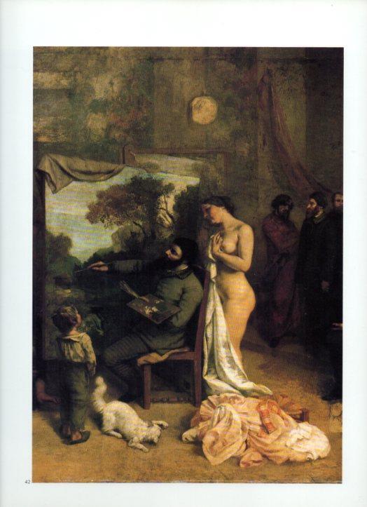 LAMINA V43342: El estudio por Courbet