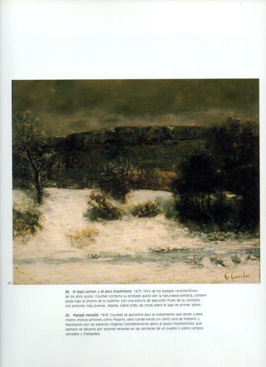 LAMINA V43341: Paisaje nevado por Courbet