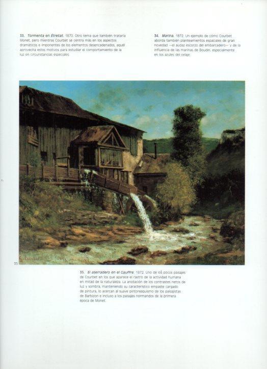 LAMINA V43339: El aserradero en el Gauffre por Courbet