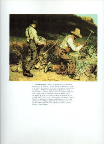LAMINA V43324: Los picapedreros por Courbet