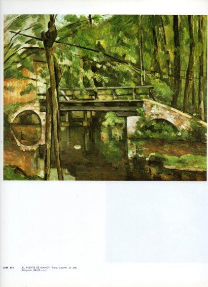LAMINA V43298: El puente de Maincy por Cezanne