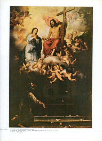LAMINA V43272: El jubileo de Porciuncula por Murillo