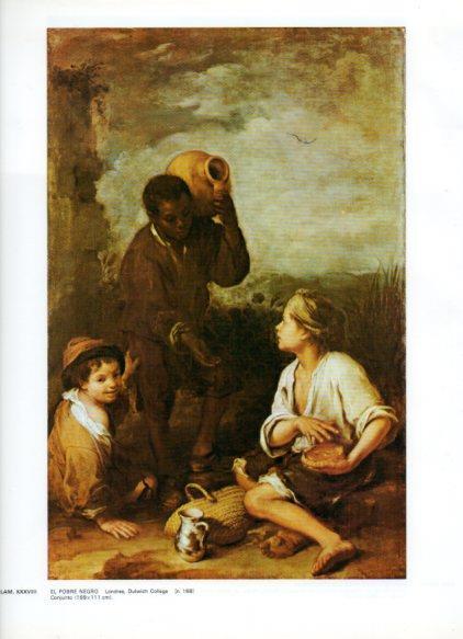 LAMINA V43274: El pobre negro por Murillo