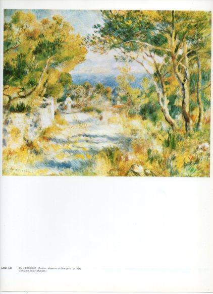 LAMINA V43254: En l'Estaque por Renoir