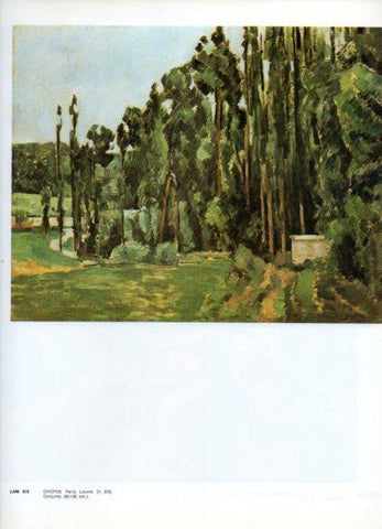 LAMINA V43297: Chopos por Cezanne