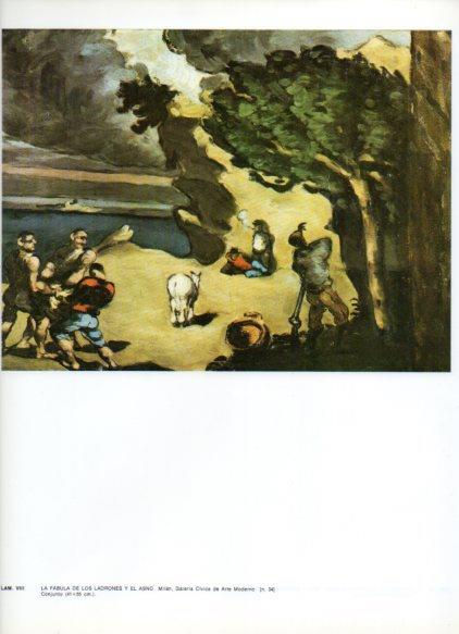 LAMINA V43291: La fabula de los ladrones y el asno por Cezanne