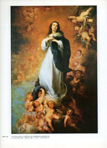 LAMINA V43286: La Inmaculada Soult por Murillo