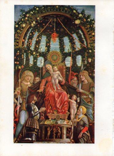 LAMINA V43028: La Virgen de la Victoria por A. Mantegna