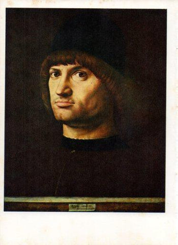 LAMINA V43027: Retrato de El Condottiero por A. de Messina