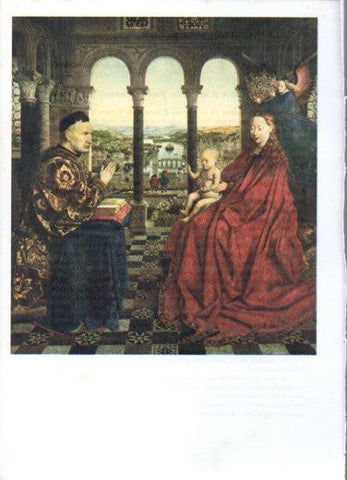 LAMINA V43018: La Virgen de Autun por Van Eyck