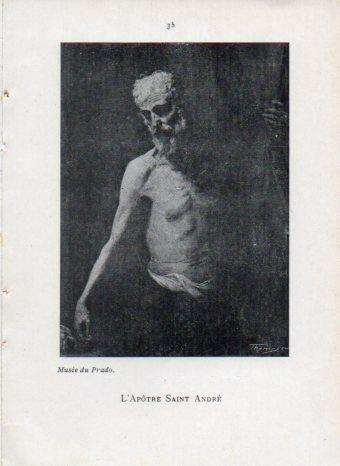LAMINA V42982: L'Apotre Saint Andre par Ribera