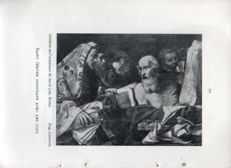 LAMINA V42981: Saint Jerome disputant avec les juifs par Ribera