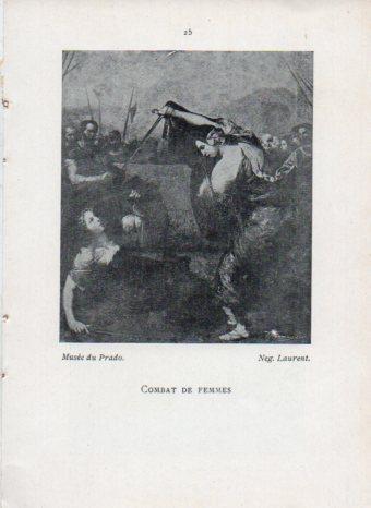 LAMINA V42977: Combat de Femmes par Ribera