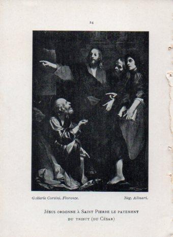 LAMINA V42976: Jesus Ordonne a Saint Pierre le Payement par Ribera