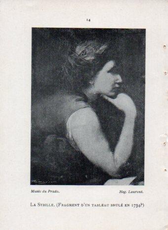 LAMINA V42971: La Sybille fragment par Ribera