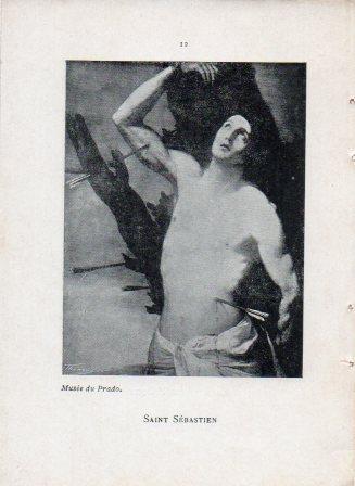 LAMINA V42968: Saint Sebastien par Ribera