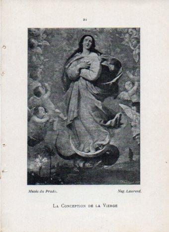 LAMINA V42975: La Conception de la Vierge aor Ribera